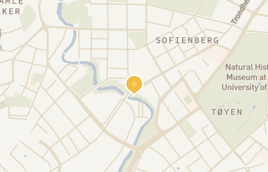 Kart med med nål på restauranten