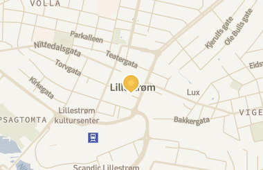 Kart med med nål på restauranten