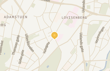 Kart med med nål på restauranten