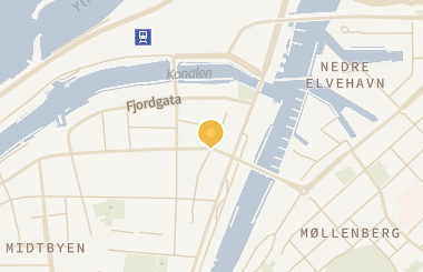 Kart med med nål på restauranten