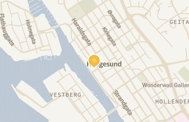 Kart med med nål på restauranten