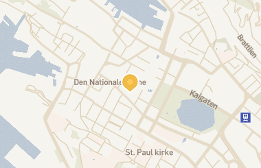 Kart med med nål på restauranten