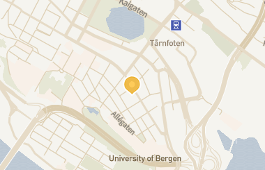Kart med med nål på restauranten