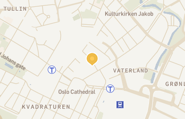 Kart med med nål på restauranten