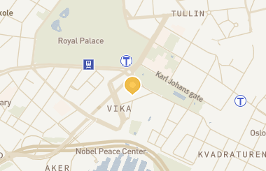 Kart med med nål på restauranten