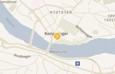 Kart med med nål på restauranten