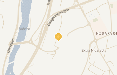 Kart med med nål på restauranten