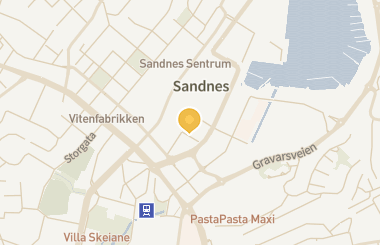 Kart med med nål på restauranten