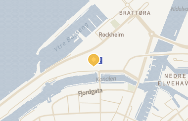 Kart med med nål på restauranten