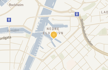 Kart med med nål på restauranten