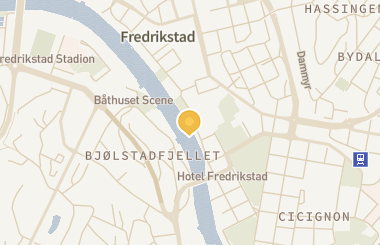 Kart med med nål på restauranten