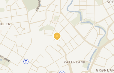 Kart med med nål på restauranten