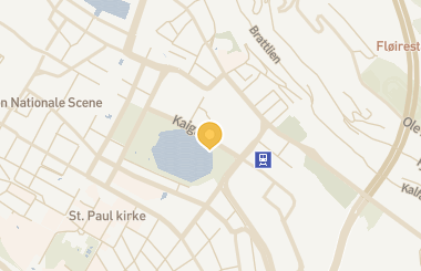 Kart med med nål på restauranten