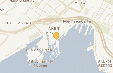 Kart med med nål på restauranten