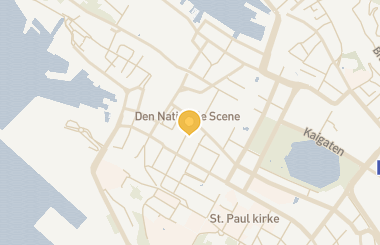 Kart med med nål på restauranten