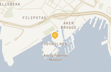 Kart med med nål på restauranten