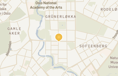 Kart med med nål på restauranten