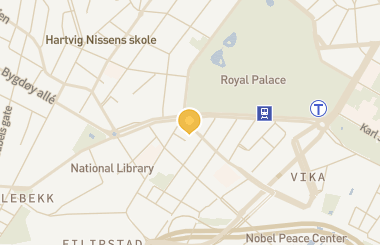 Kart med med nål på restauranten