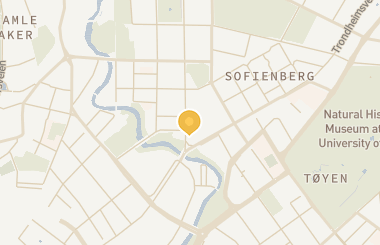 Kart med med nål på restauranten