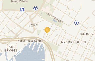 Kart med med nål på restauranten