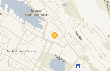 Kart med med nål på restauranten