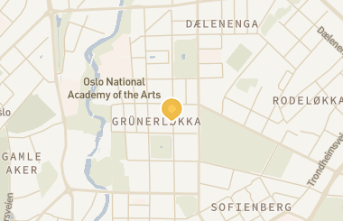 Kart med med nål på restauranten