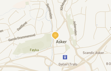 Kart med med nål på restauranten