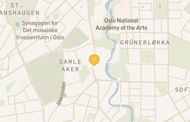 Kart med med nål på restauranten