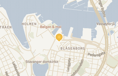 Kart med med nål på restauranten
