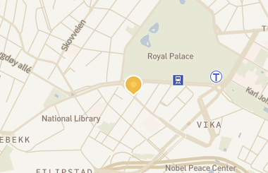 Kart med med nål på restauranten