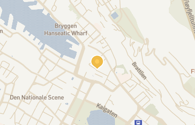 Kart med med nål på restauranten