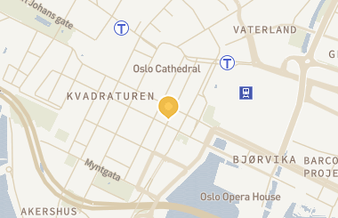 Kart med med nål på restauranten