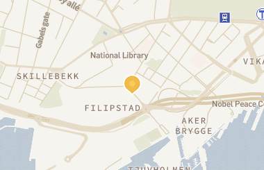 Kart med med nål på restauranten