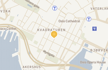 Kart med med nål på restauranten