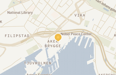 Kart med med nål på restauranten