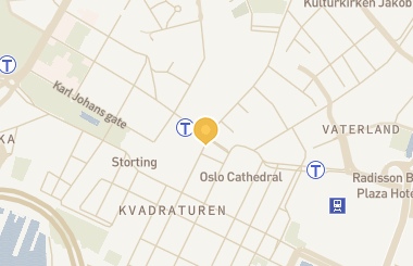 Kart med med nål på restauranten