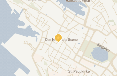 Kart med med nål på restauranten