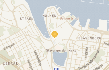 Kart med med nål på restauranten