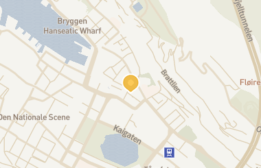 Kart med med nål på restauranten