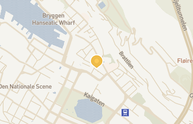 Kart med med nål på restauranten