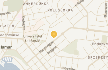 Kart med med nål på restauranten