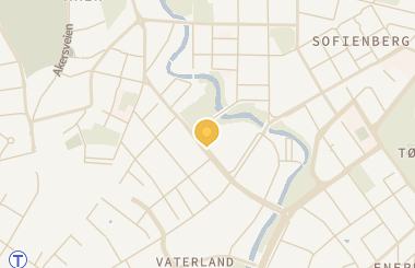 Kart med med nål på restauranten