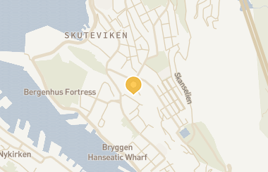 Kart med med nål på restauranten