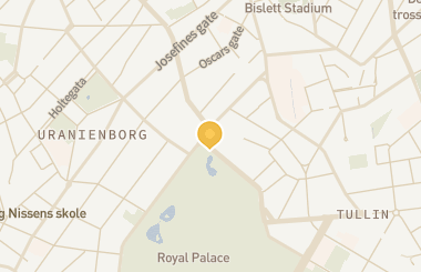 Kart med med nål på restauranten