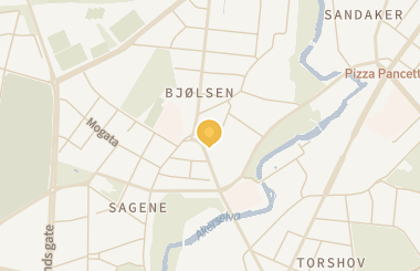 Kart med med nål på restauranten