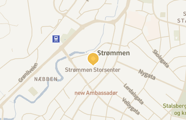 Kart med med nål på restauranten