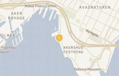 Kart med med nål på restauranten