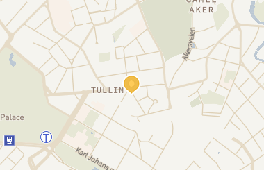 Kart med med nål på restauranten